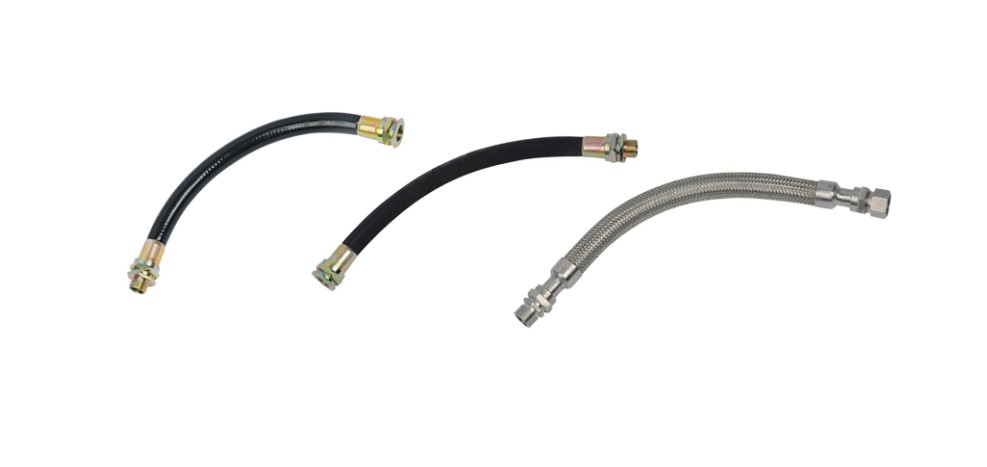 NGD series explosion-proof flexible conduits with rubber sheath, steel-wire braided sheath and 304 stainless steel sheath